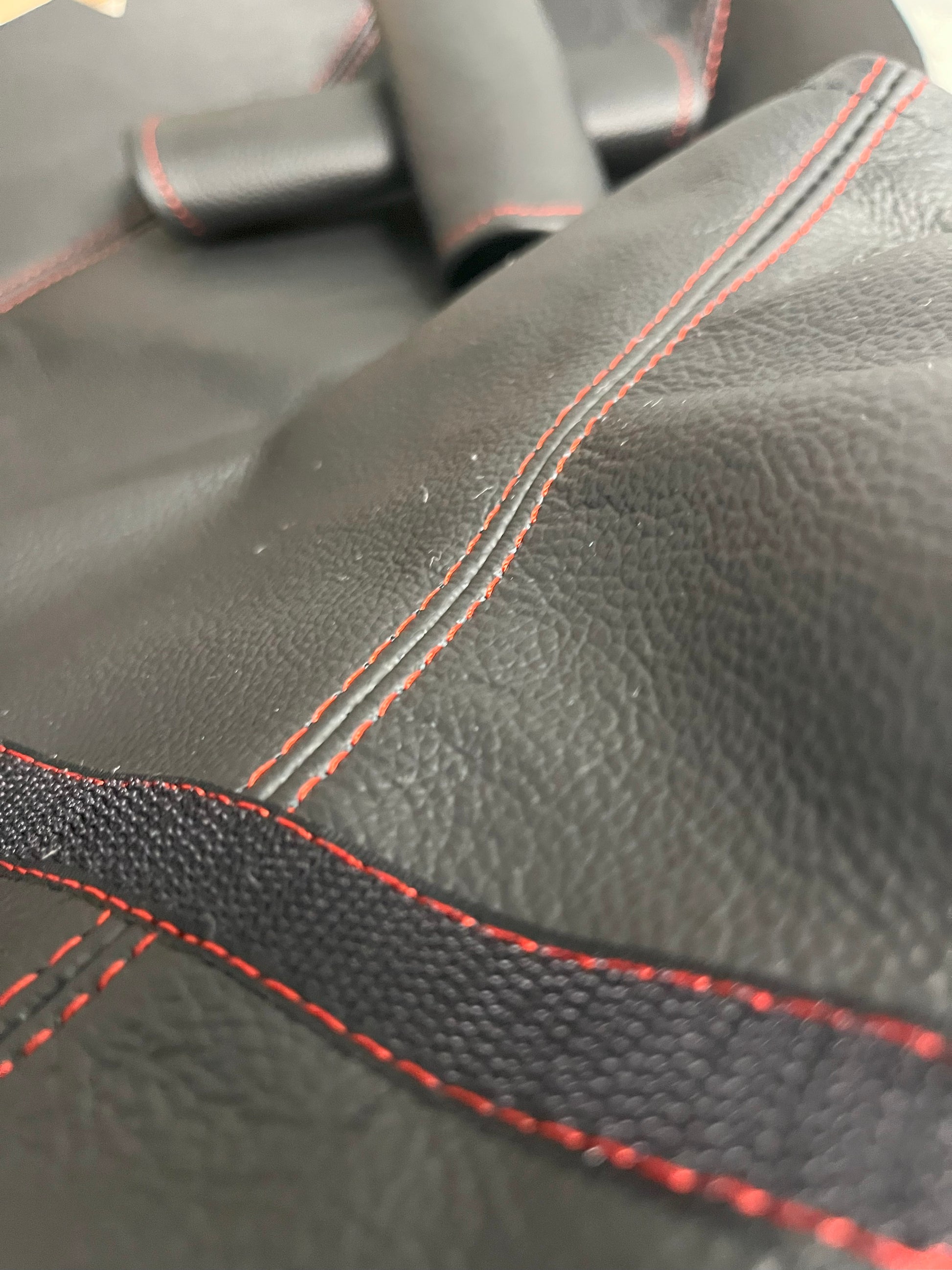 genuine leather console armrest  shift handbrake boot door handle cover chevy corvette c5 1997 1998 1999 2000 2001 2002 2003 004 red stitch