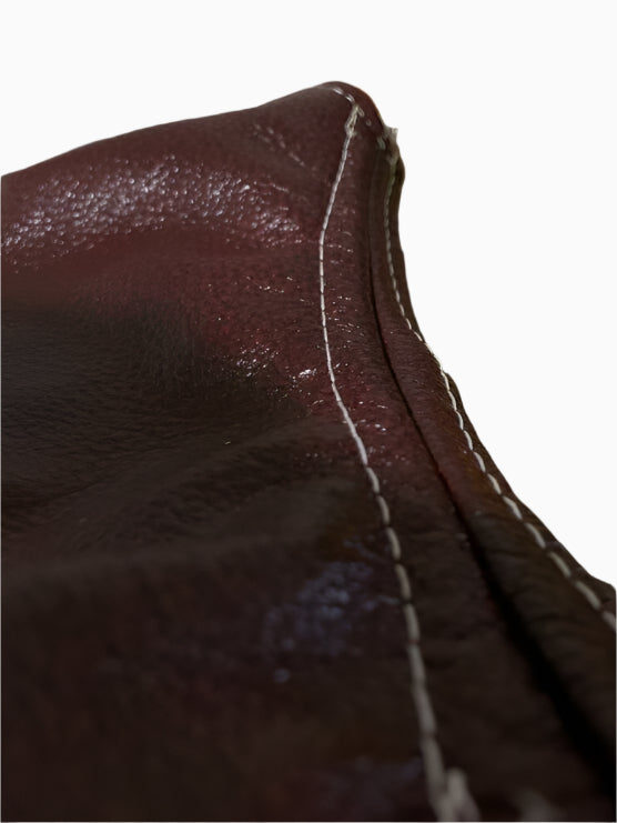 red leather shift boot ford mustang gt 2005 2006 2007 2008 2009