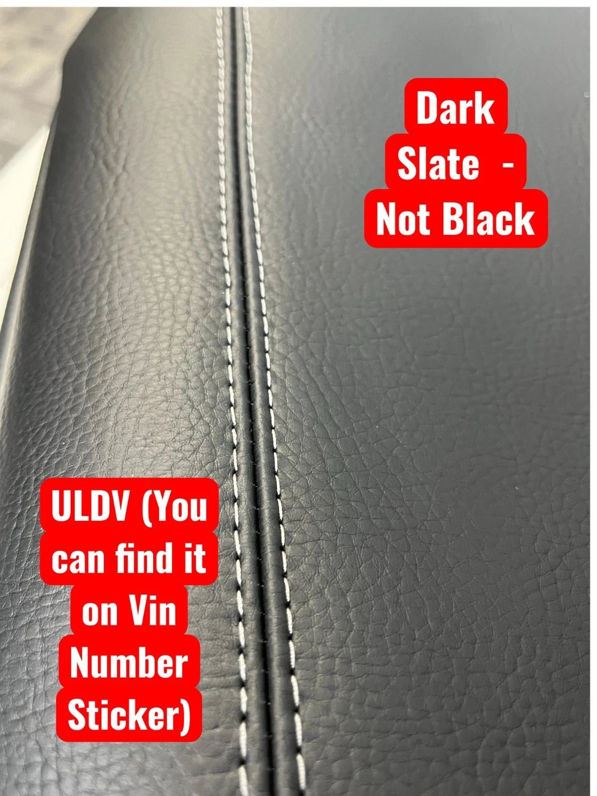 Dodge Ram 2009 - 2012 Long Horn Limited Console Armrest Cover - Dark Slate Gray