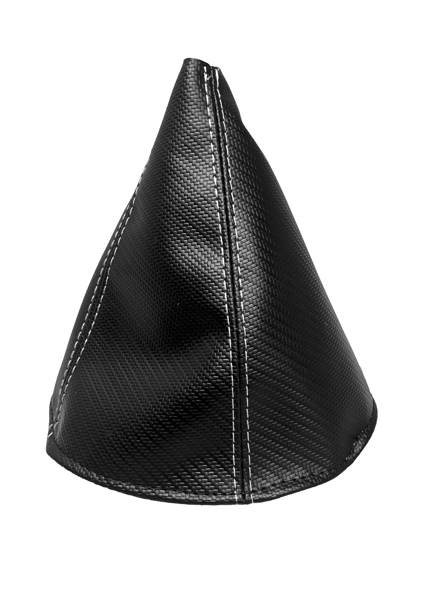 New Carbon Fiber Vinyl Shift Boot Cover In Red Stitch For PONTIAC GTO 2004 2005 2006