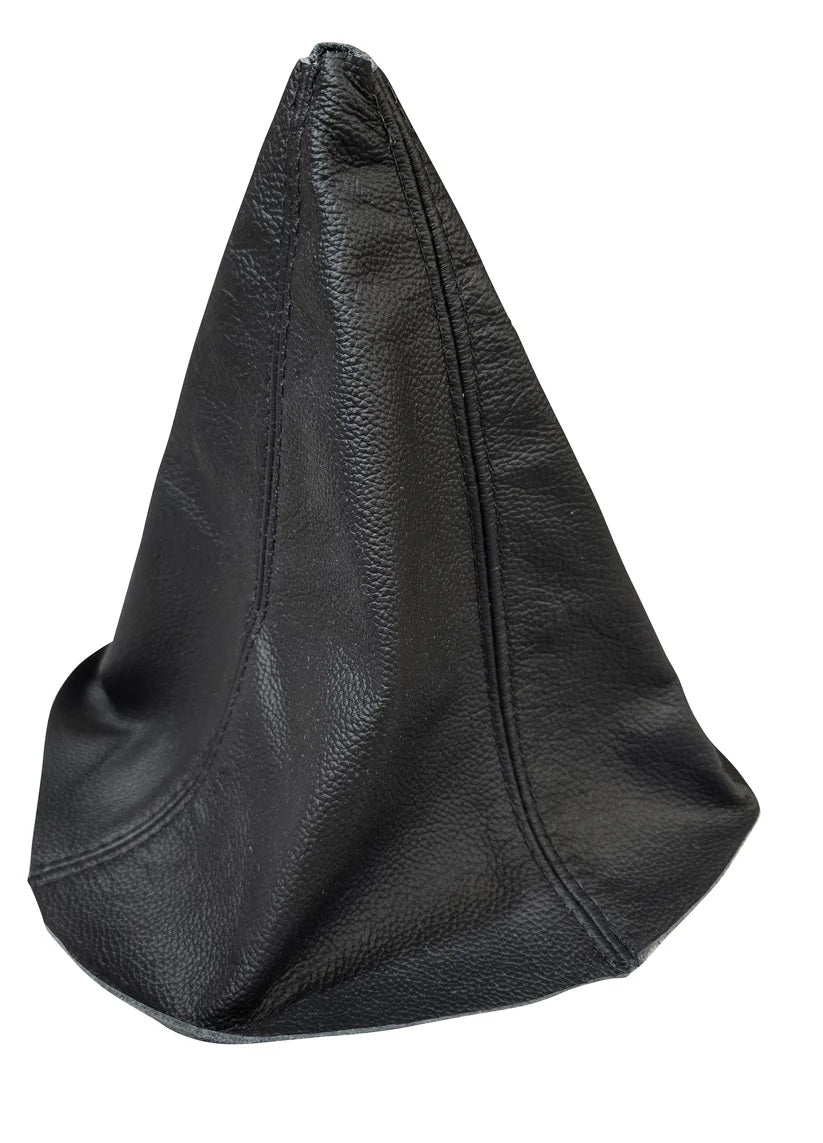 For Dodge 4th Gen Ram G56 Transmission Trucks genuine leather shift boot cover in black manual transmission shifter