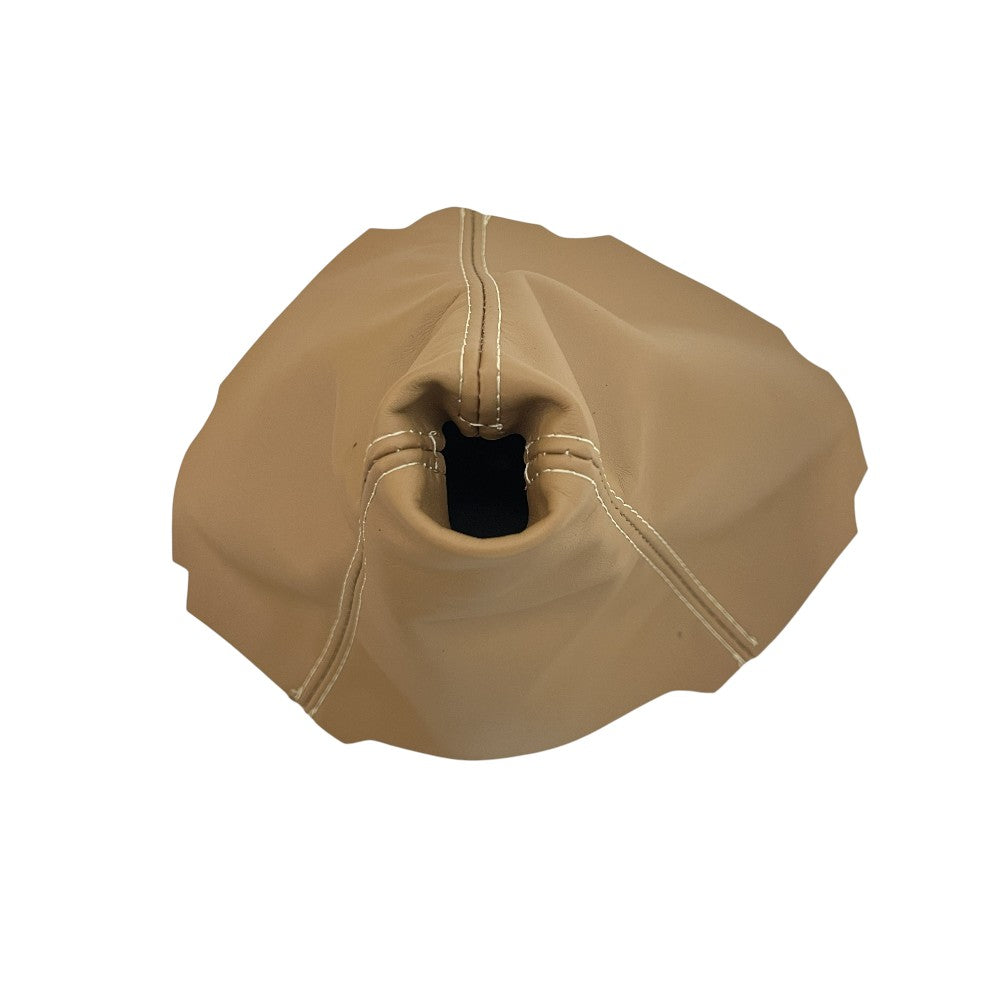 genuine leather shift boot cover in beige for porsche 911 997 carrera s 4s 20052006 2007 2008 2009 2010 2011 2012
