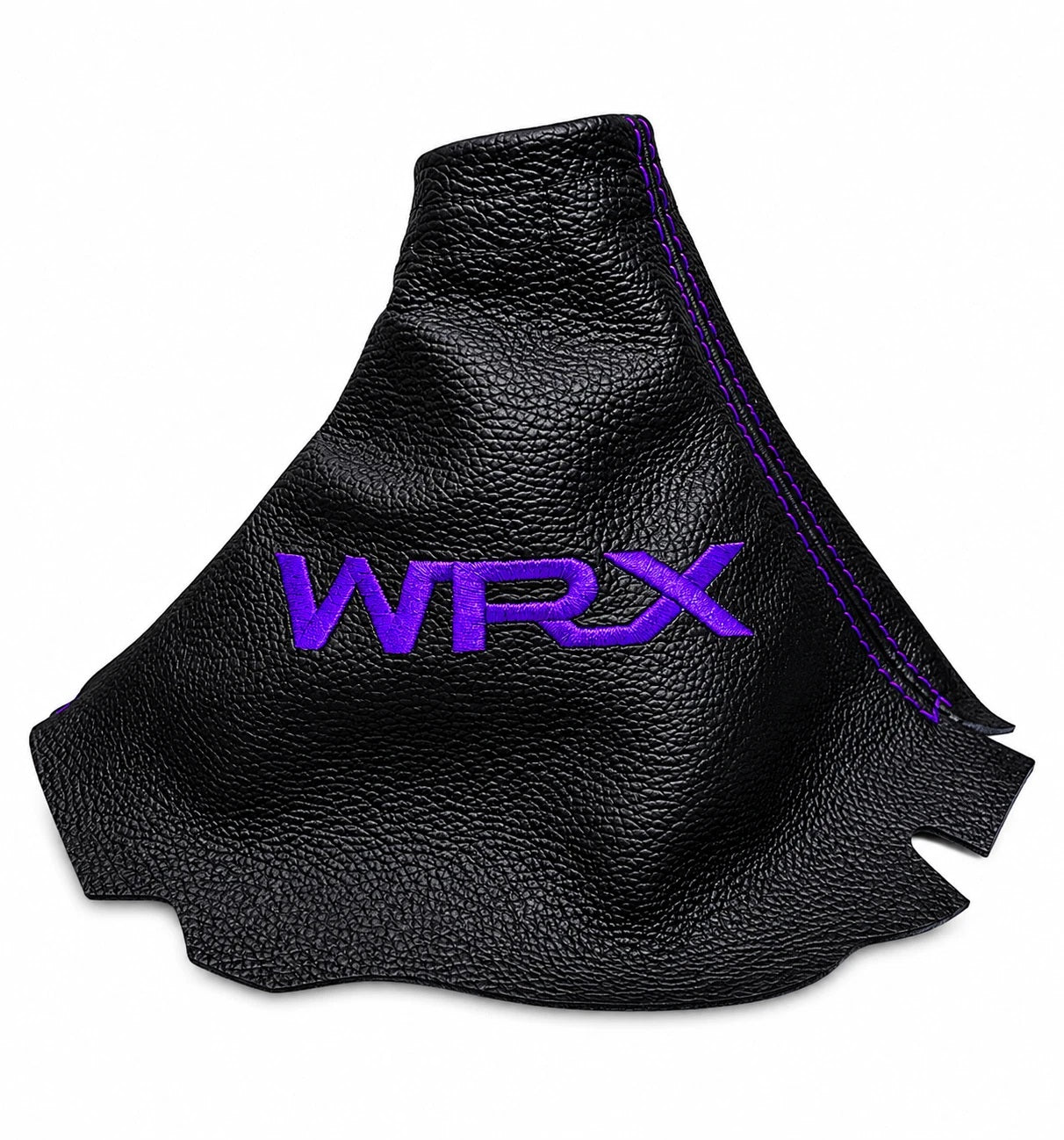 Leather Handbrake & Shift Boot Cover with Embroidery for Subaru Impreza WRX Non STI