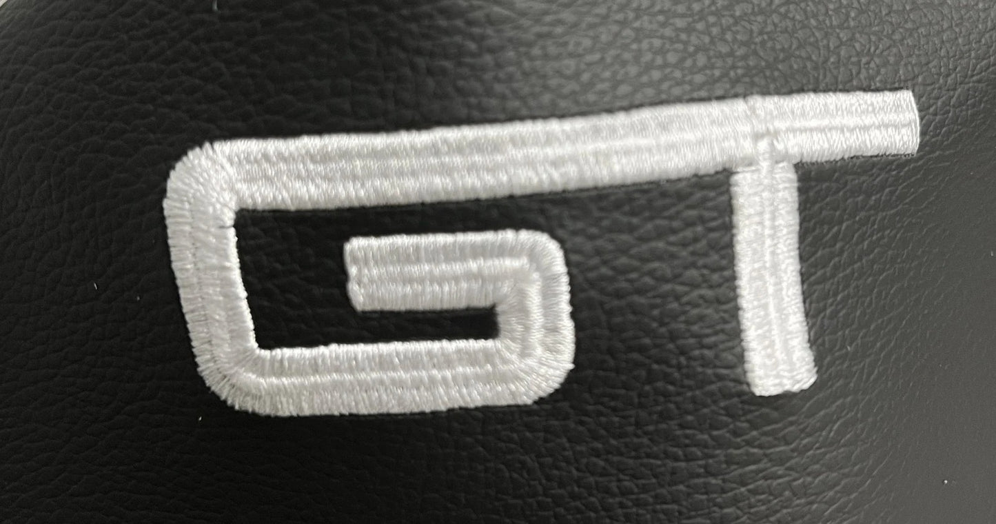 synthetic leather manual shift boot cover with embroidery for ford mustang gt convertible 2005 2006 2007 2008 2009