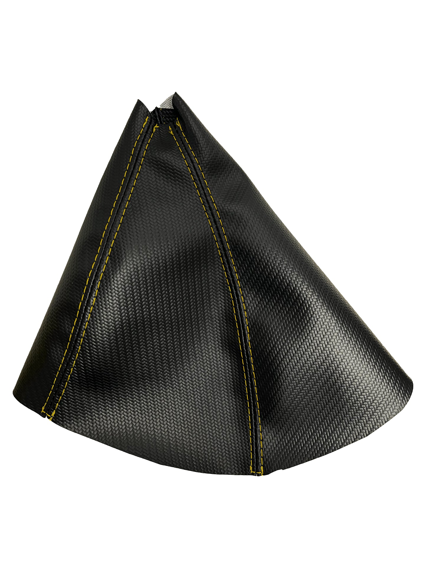 Black Carbon Fiber Ultra Leather Shift Boot Cover For Hummer H3 2006 2007 2008 2009 2010