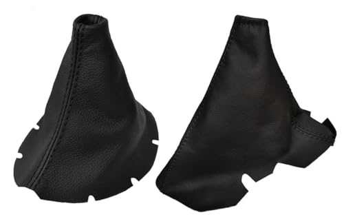 Leather Shift & Parking Brake Boot Cover For 1997-2004 Chevy Corvette C5 V8 Z06