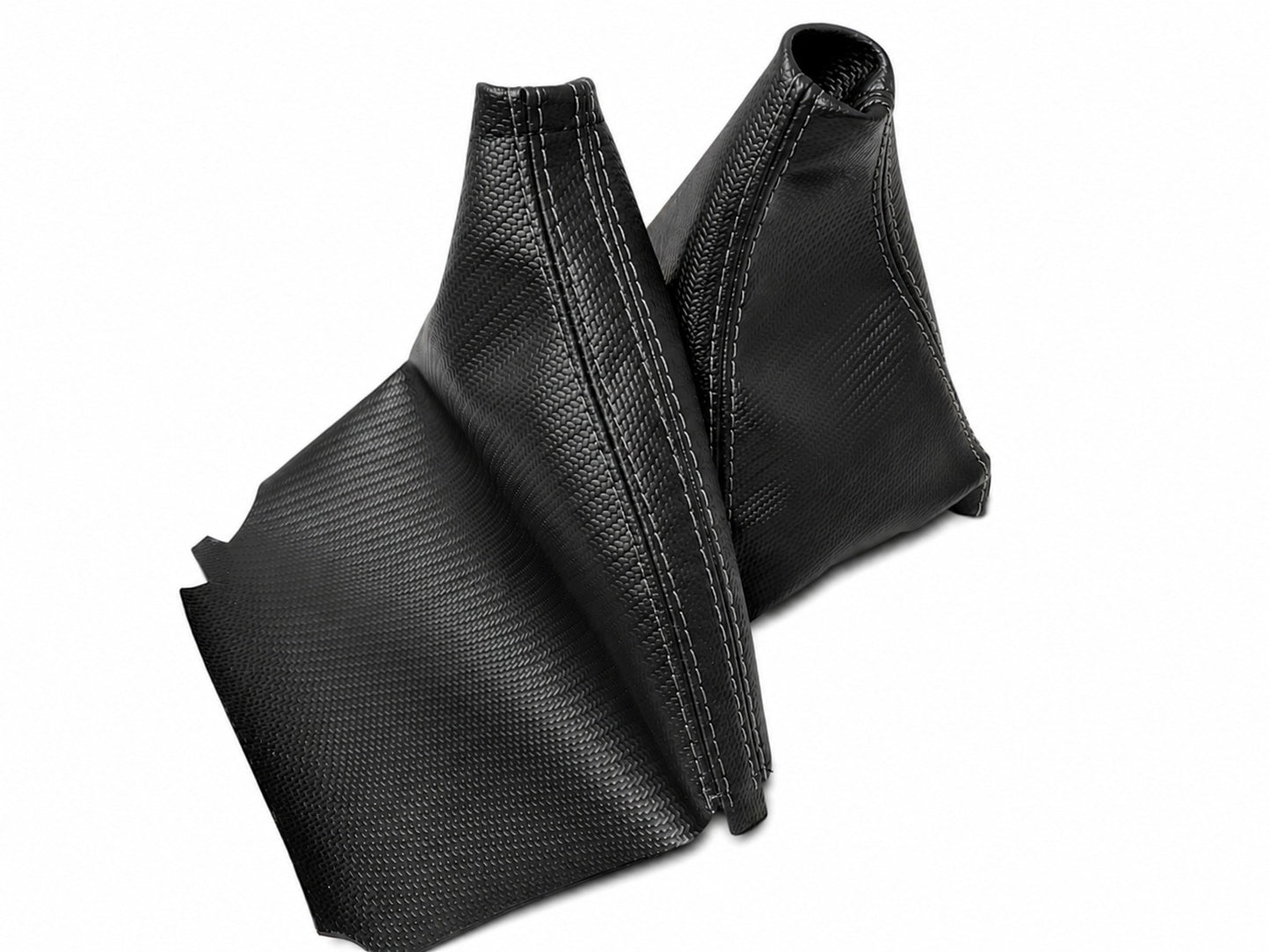 For 2008-2016 Subaru Impreza WRX Crosstrek Forester Carbon Fiber Vinyl Handbrake & Shift Boot Cover