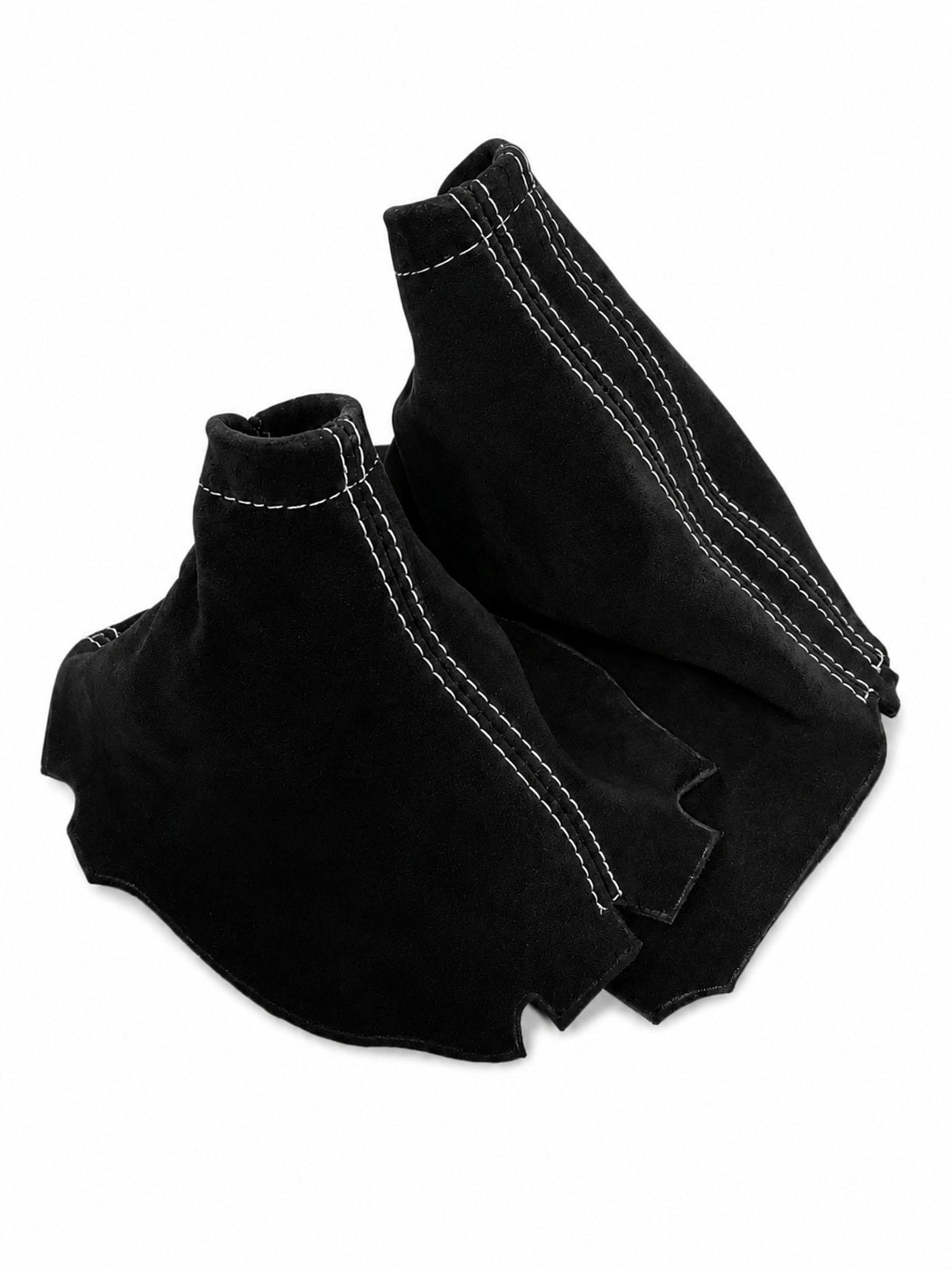 suede shift handbrake boot cover in black for subaru wrx non-sti 2015 2016 2017 2018 2019 2020 2021