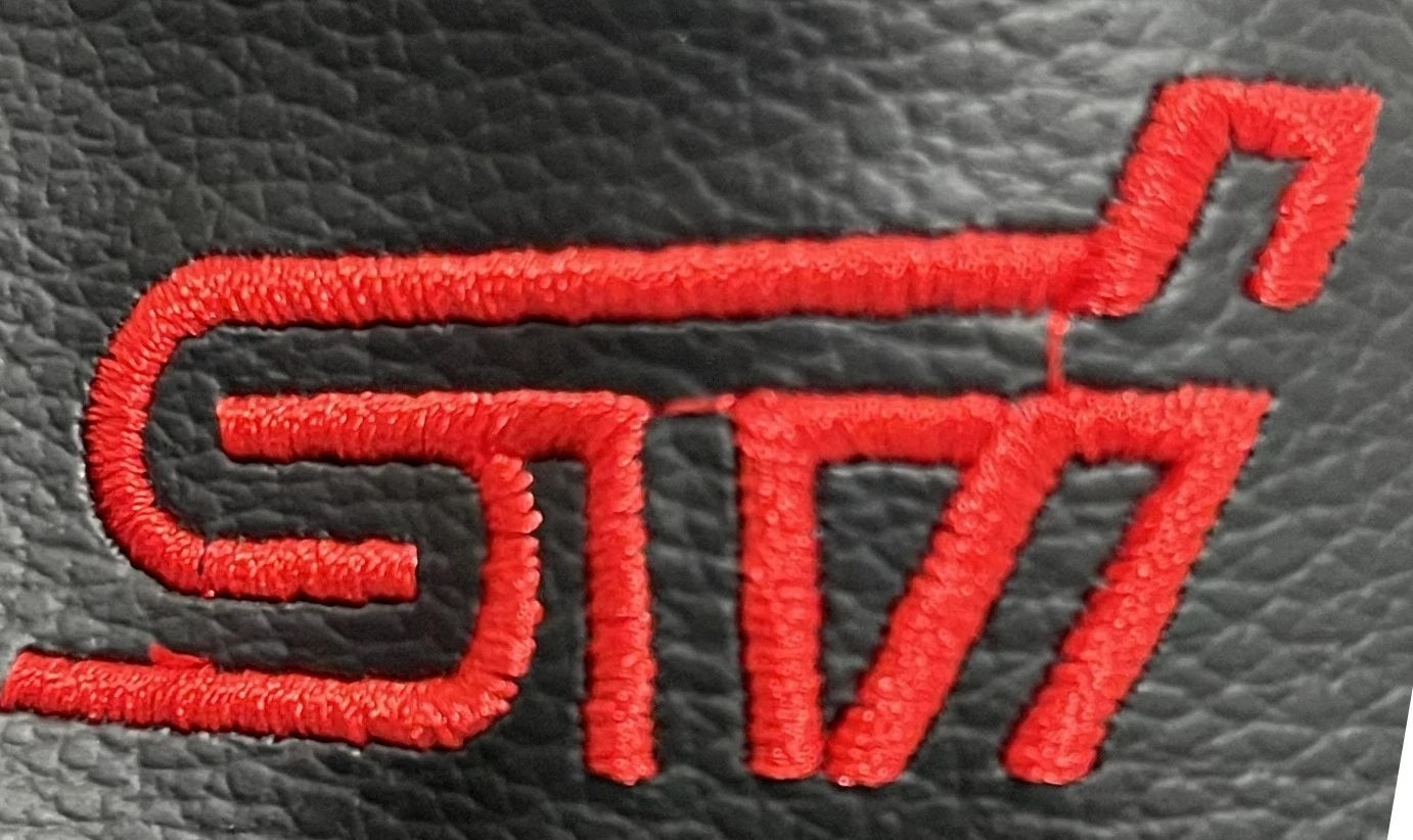 for subaru wrx sti 2015 2016 2017 2018 2019 2020 2021 vinyl shift handbrake boot cover custom embroidery