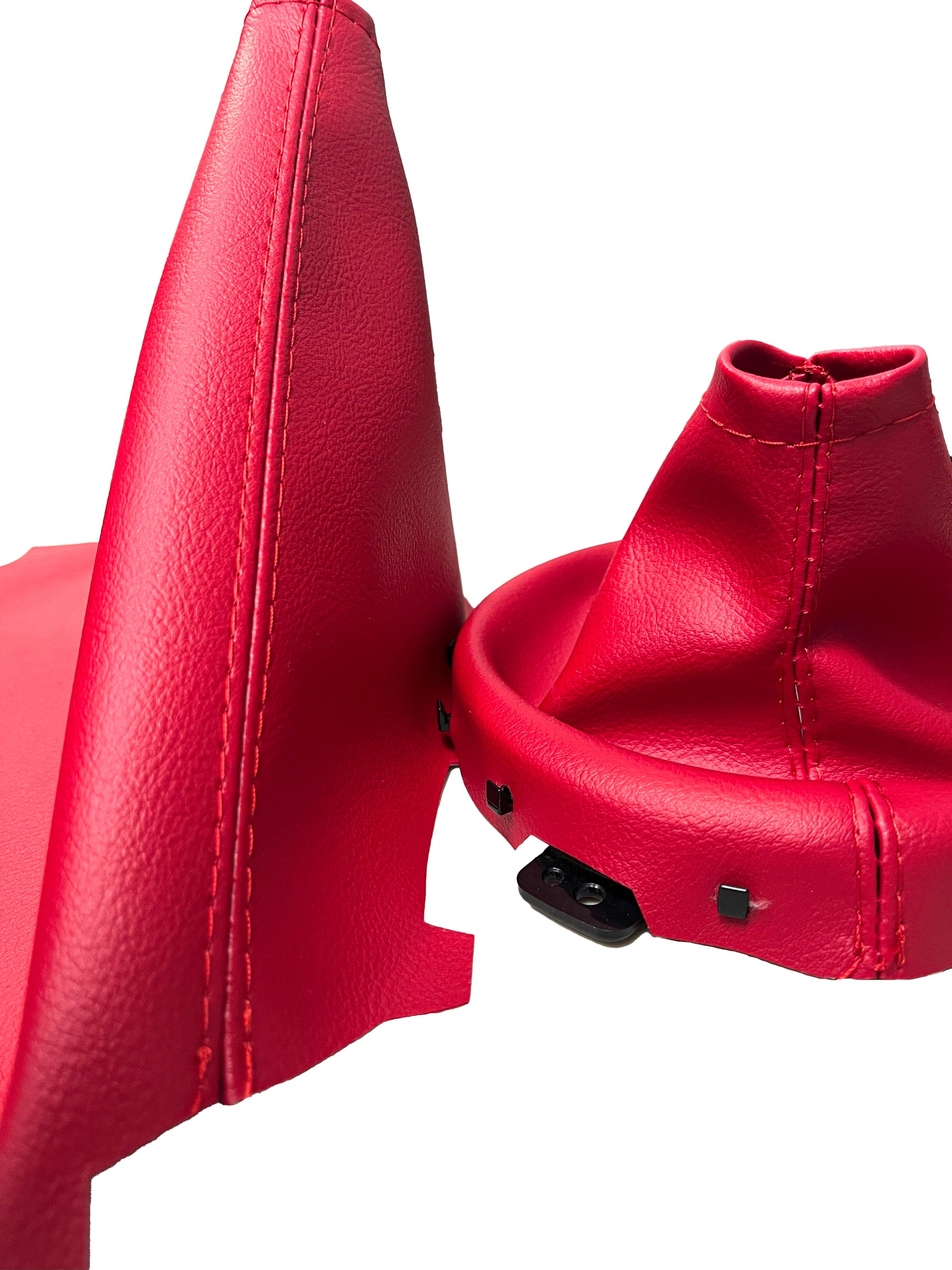 red real leather shift parking e handbrake boot cover manual for subaru brz scion fr-s toyota gt 86 2012 2013 2014 2015 2016 2017 2018 2019 2020