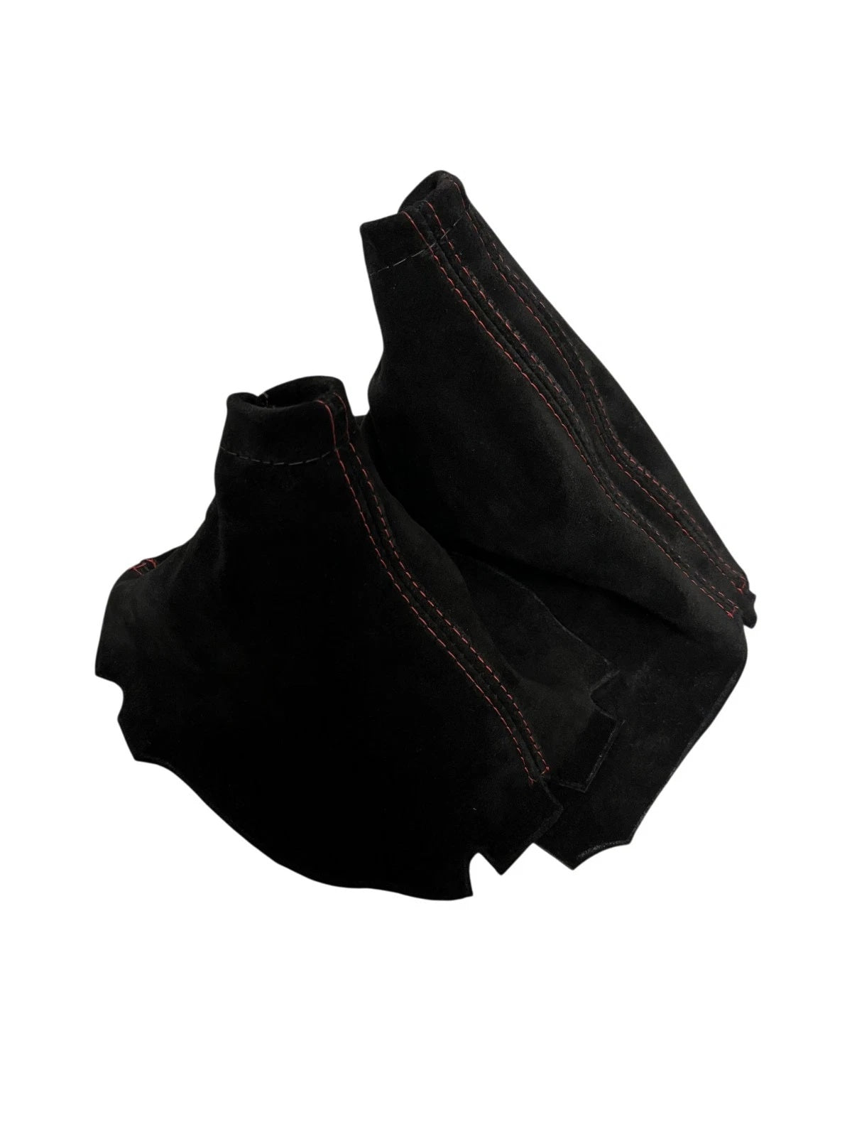 suede shift handbrake boot cover in black for subaru wrx non-sti 2015 2016 2017 2018 2019 2020 2021