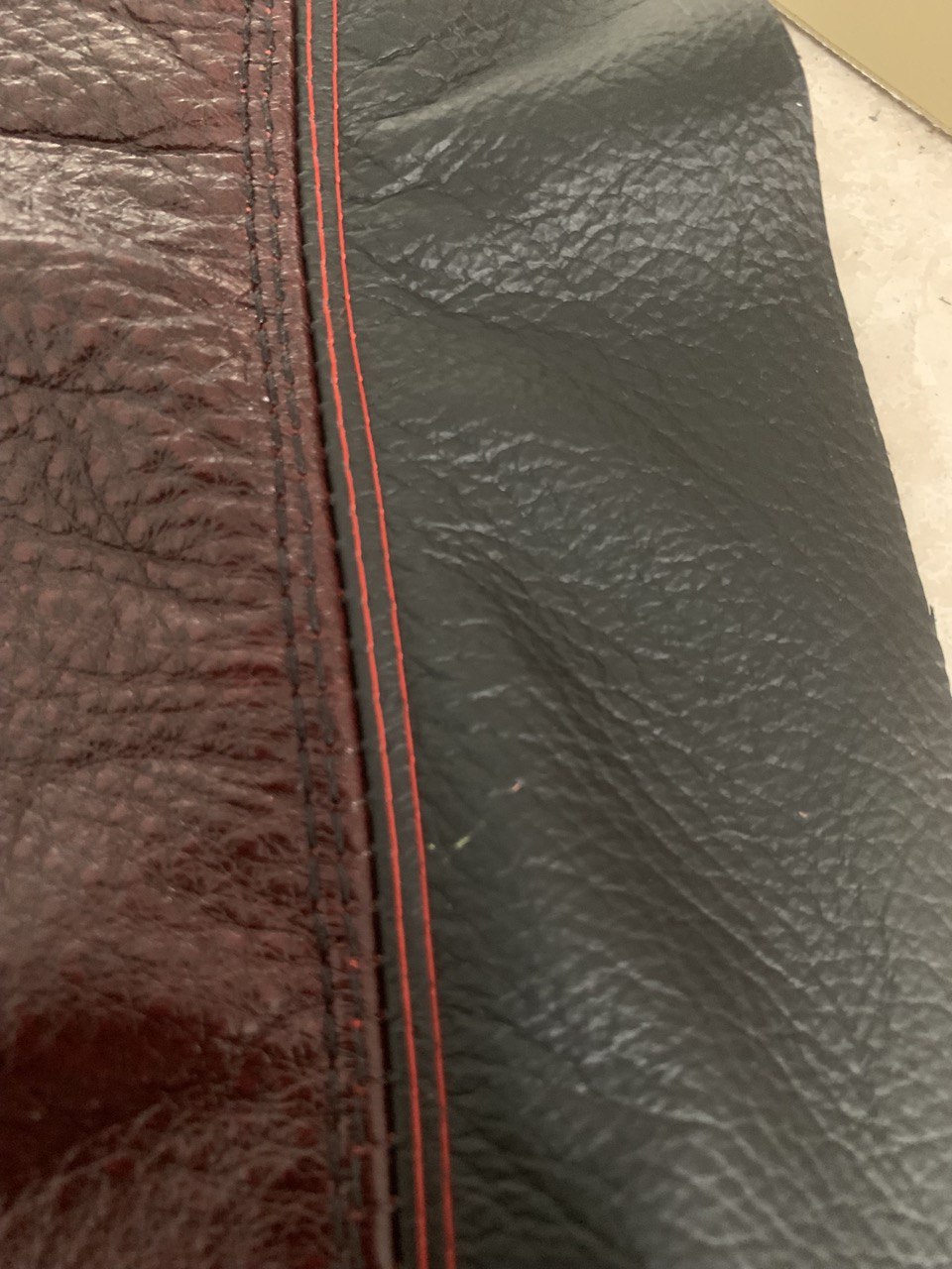 black quad red genuine leather console armrest shift handbrake boot cover for subaru impreza wrx sti 2008 2009 2010 2011 2012 2013 2014