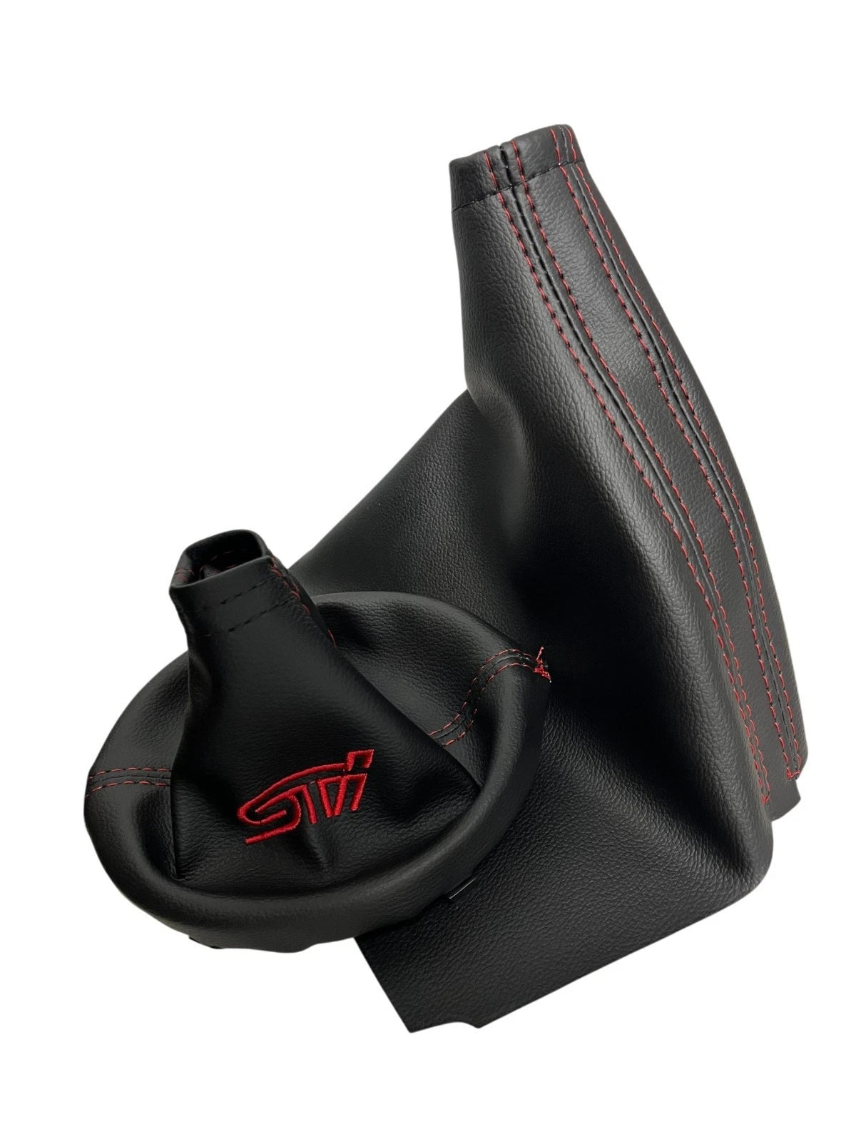 for subaru wrx sti 2015 2016 2017 2018 2019 2020 2021 vinyl shift handbrake boot cover custom embroidery