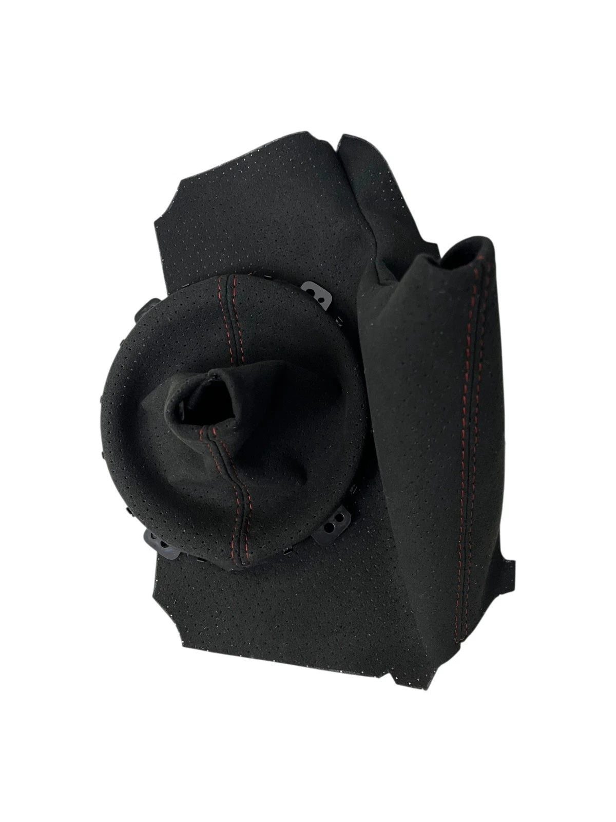 perforated alcantara 9002 manual shift handbrake boot cover compatible with subaru brz scion fr-s toyota gt86 2012 2013 2014 2015 2016 2017 2018 2019 2020