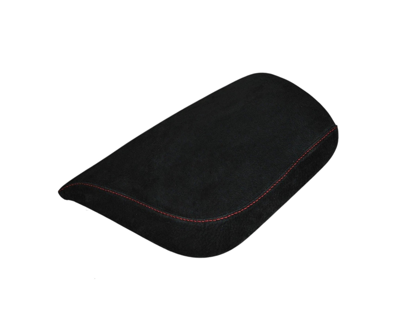 red stitch genuine suede center console lid armrest cover for chevy corvette c7 2015 2016 2017 2018 2019