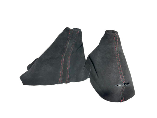 genuine real suede automatic parking brake shift boot cover For 1997 1998 1999 2000 2001 2002 2003 2004 chevy corvette c5 