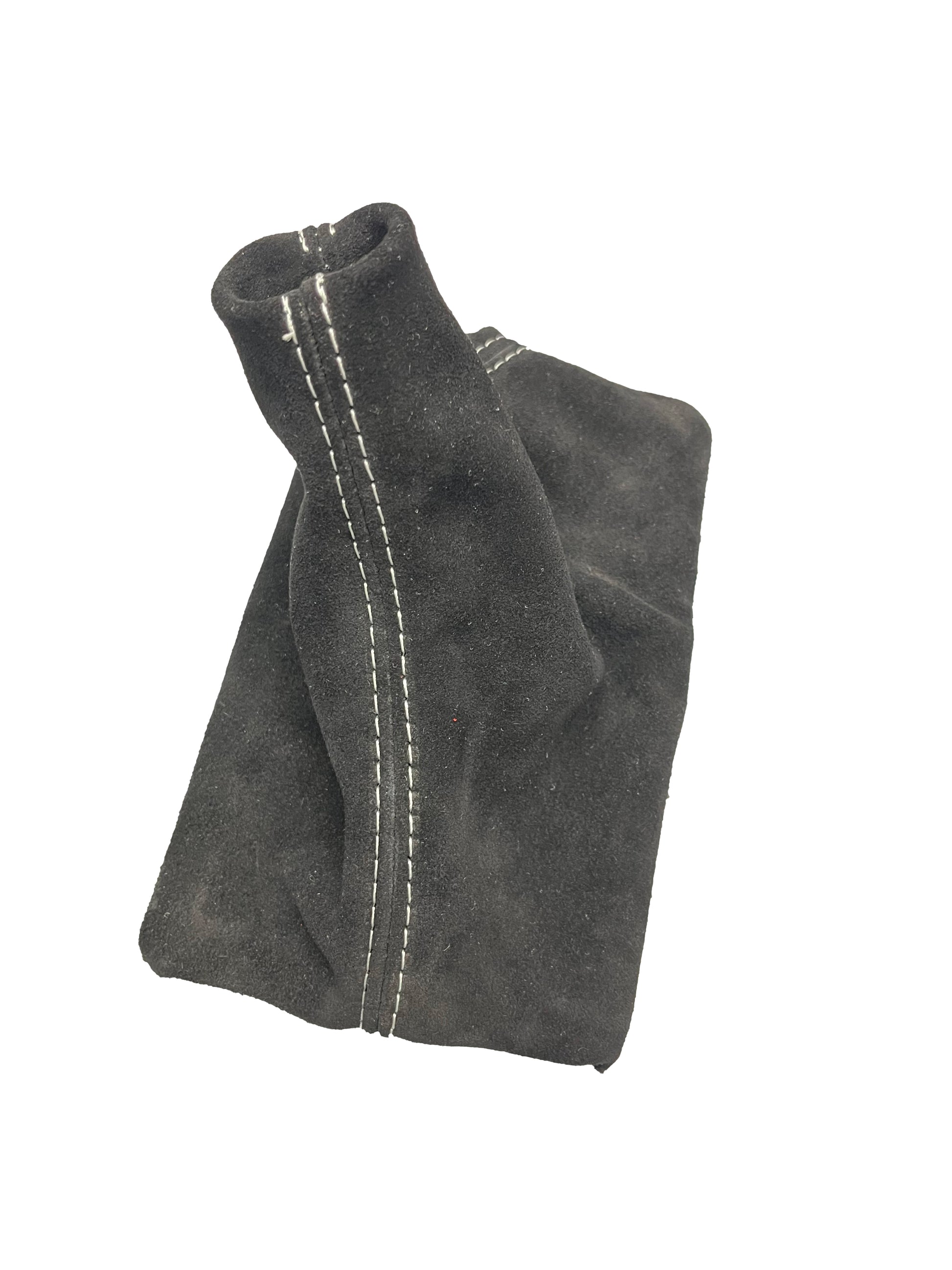 2005 2006 2007 2008 2009 mustang black suede shift boot manual cover white stitching