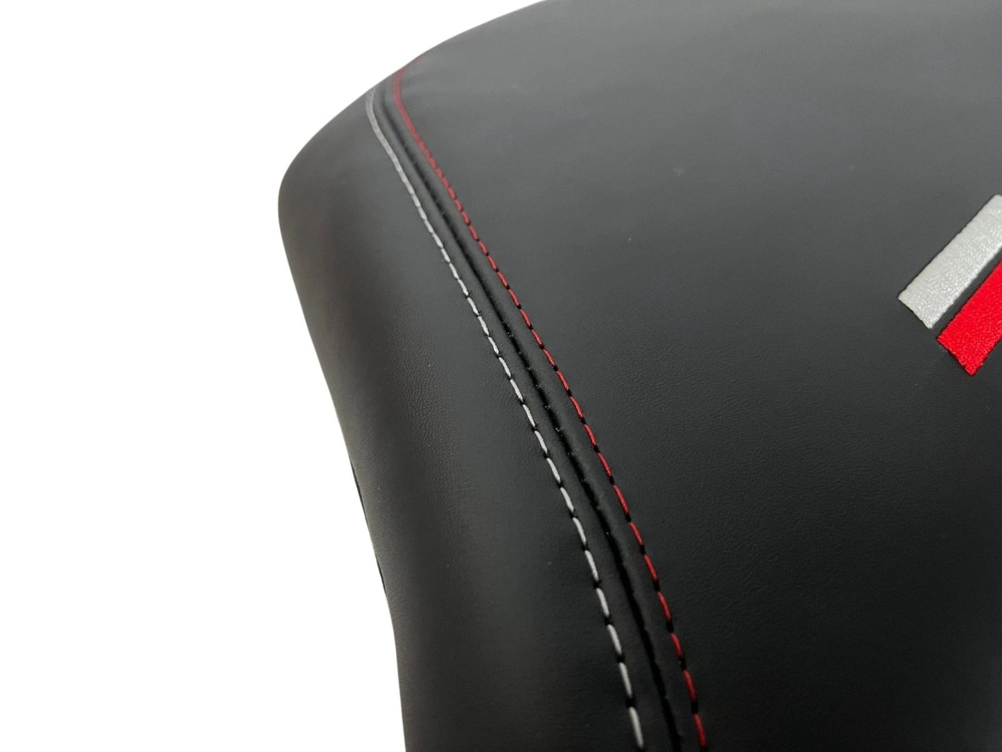 fits for chevy corvette c7 grand sport 2017 2018 2019 synthetic leather center console armrest cover with embroidery