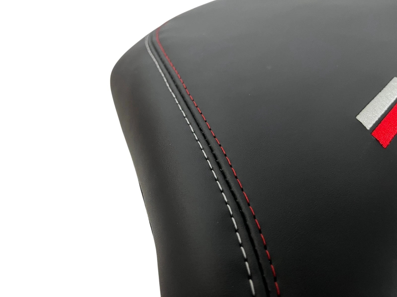 fits for chevy corvette c7 grand sport 2017 2018 2019 synthetic leather center console armrest cover with embroidery
