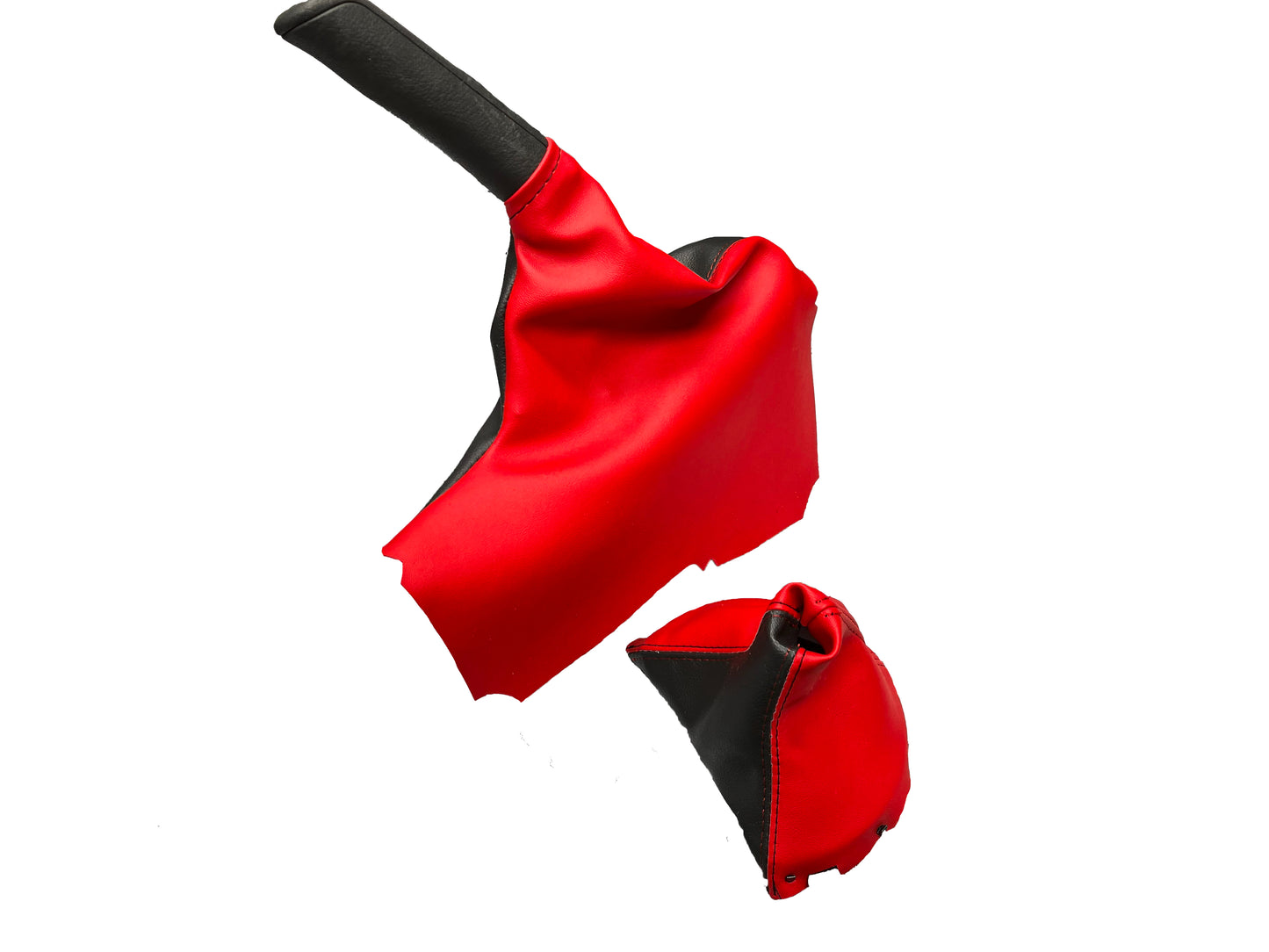 For subaru brz scion fr-s toyota gt 86 2012 2013 2014 2015 2016 2017 2018 2019 2020 red stitch leather shift parking brake boot cover
