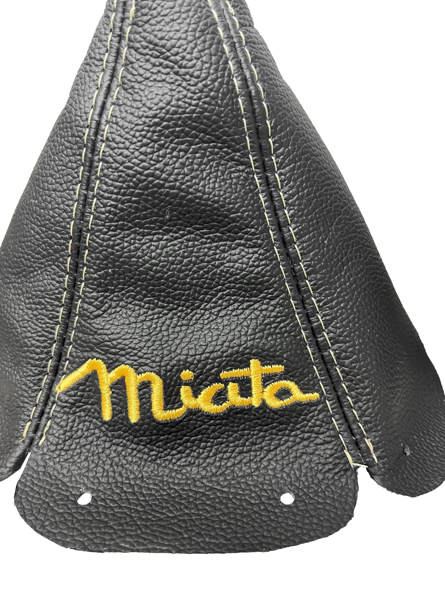 for mazda mx-5 mk1 1989 1990 1991 1992 1993 1994 1995 1996 1997 genuine leather handbrake shift boot cover with miata and roadstar embroidery 
